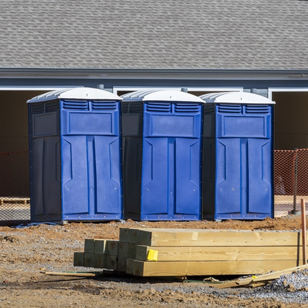 what is the maximum capacity for a single porta potty in Loma Montana